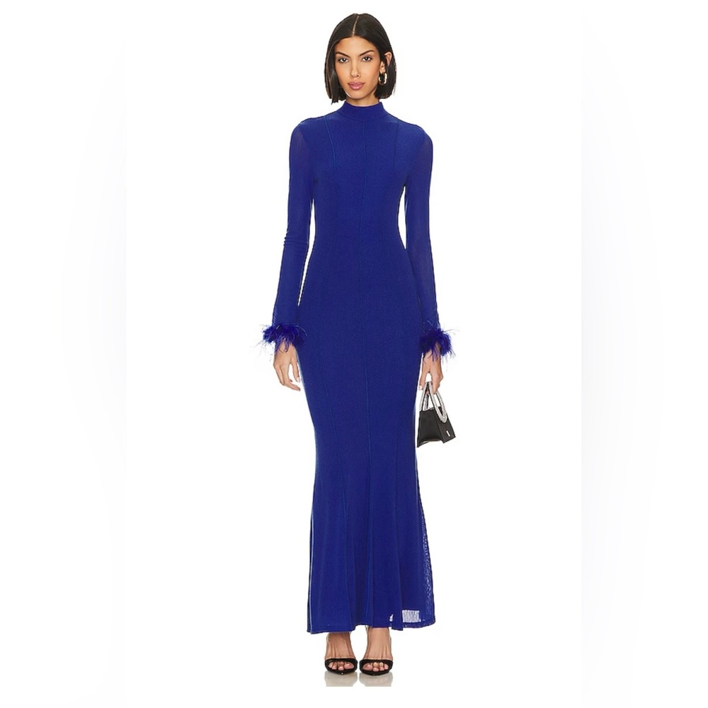 Ramoni Maxi Dress in Sapphire. Size small worn once